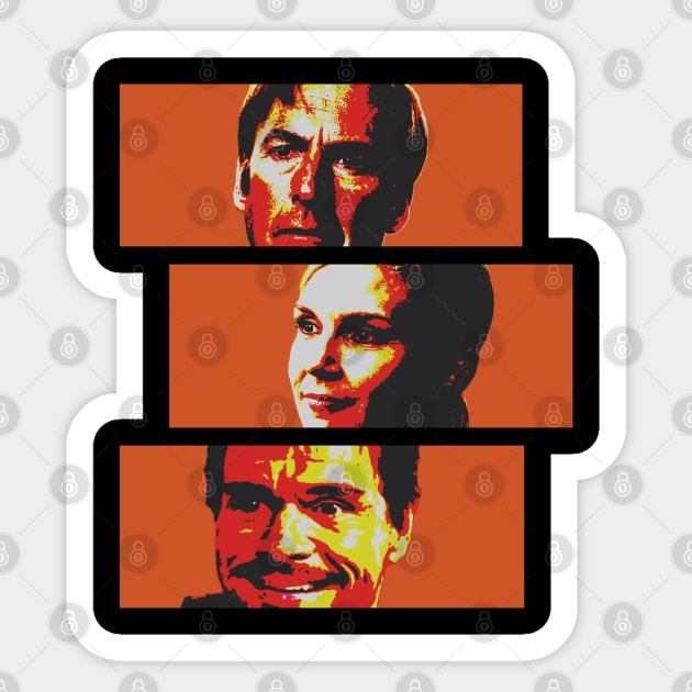 Jimmy McGill, Kim Wexler, Lalo Salamanca Sticker by Stevendan